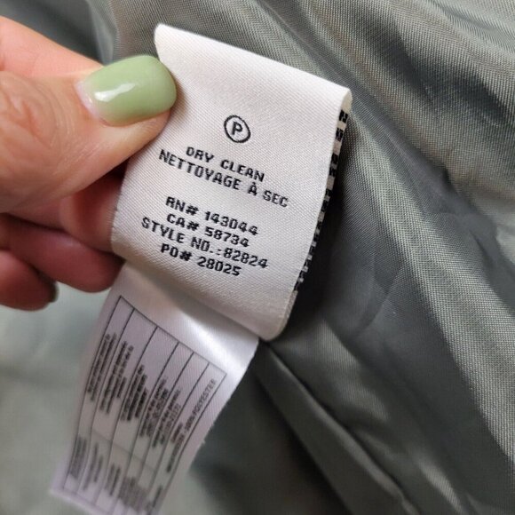 Bagatelle Teddy Jacket Womens Medium Green Quilted Pockets Snap Front - Picture 13 of 13